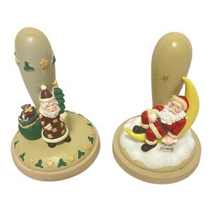 Santa Claus Cookie Stamps Brown Bag Cookie Art Cookie Press Stamp